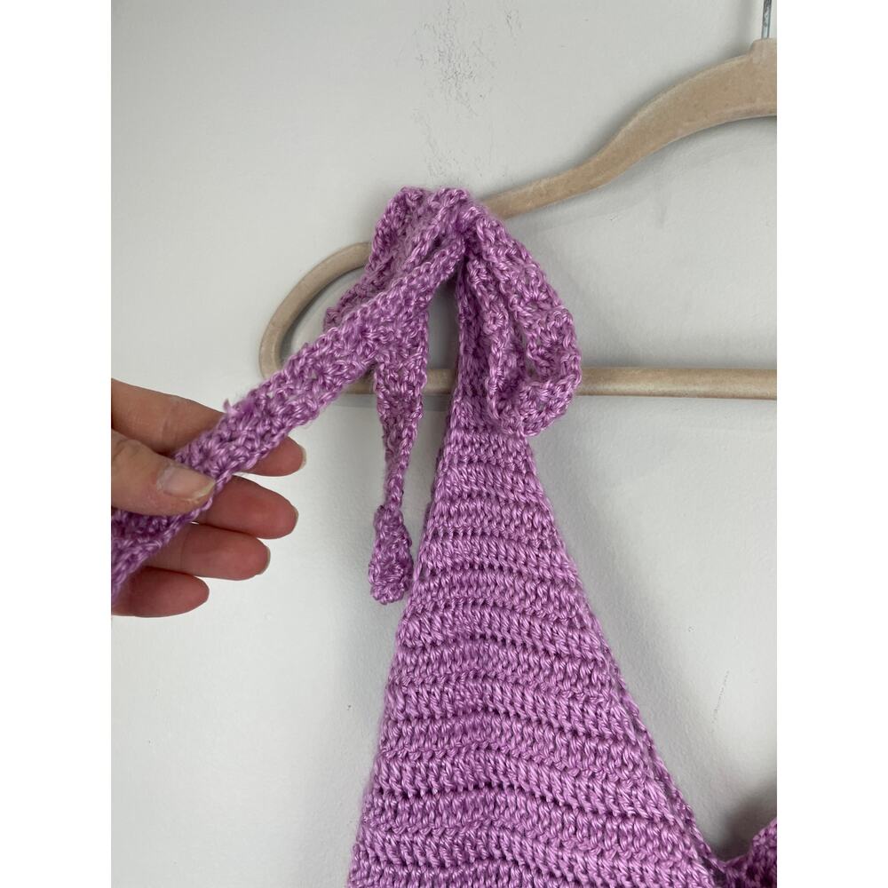 Be Brave Yarn Crochet Dragonfly Minidress Sz S/M View 4